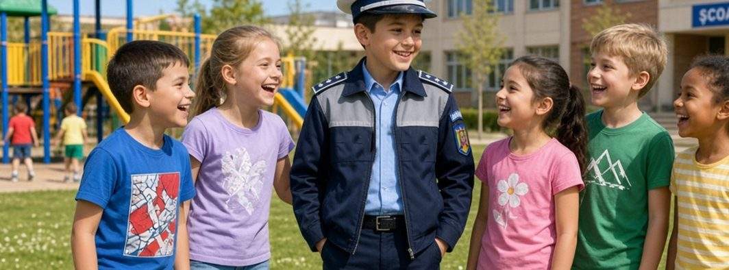 Legea uniformelor a trecut. Elevii cu medii sub 5 vor primi uniforme de poliţist