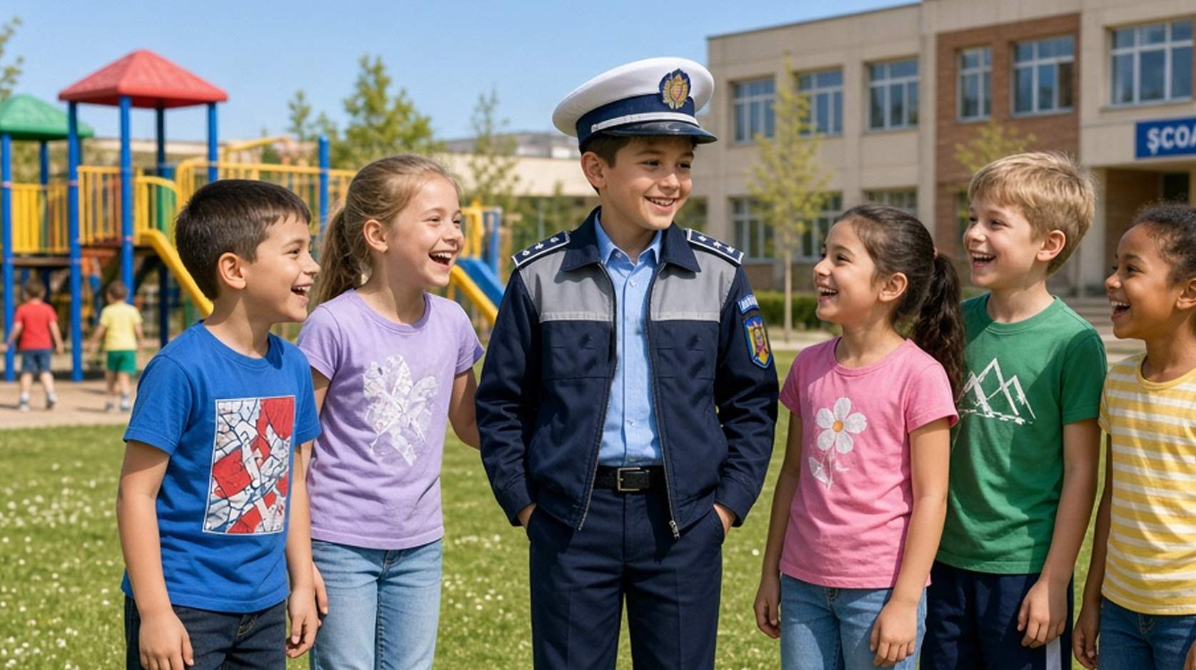 Legea uniformelor a trecut. Elevii cu medii sub 5 vor primi uniforme de poliţist