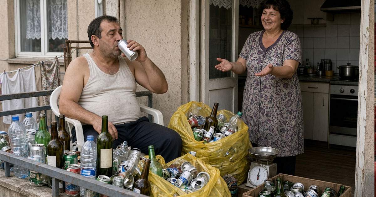 Nou! Femeile preferă bărbații care beau mai mult, că aduc peturi reciclabile acasă