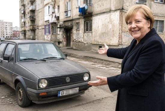 Angela Merkel, reîntâlnire emoţionantă în România cu maşina pe care a vândut-o acum 15 ani