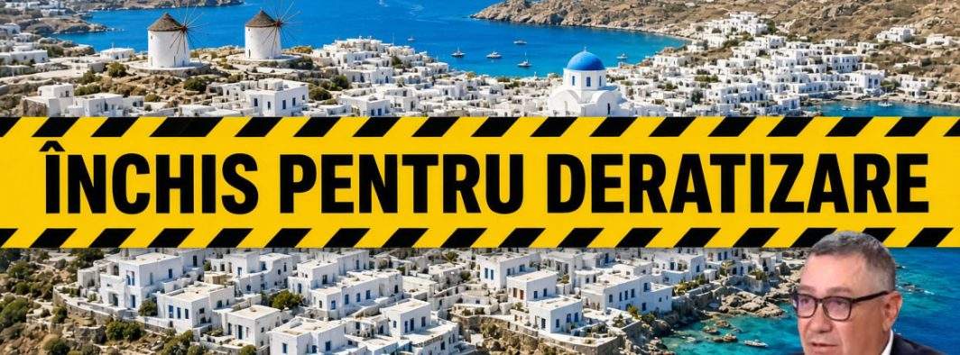 Insula Mykonos se închide, că trebuie deratizat după Ponta