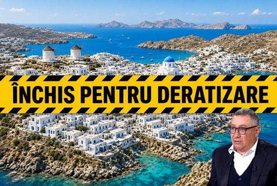 Insula Mykonos se închide, că trebuie deratizat după Ponta