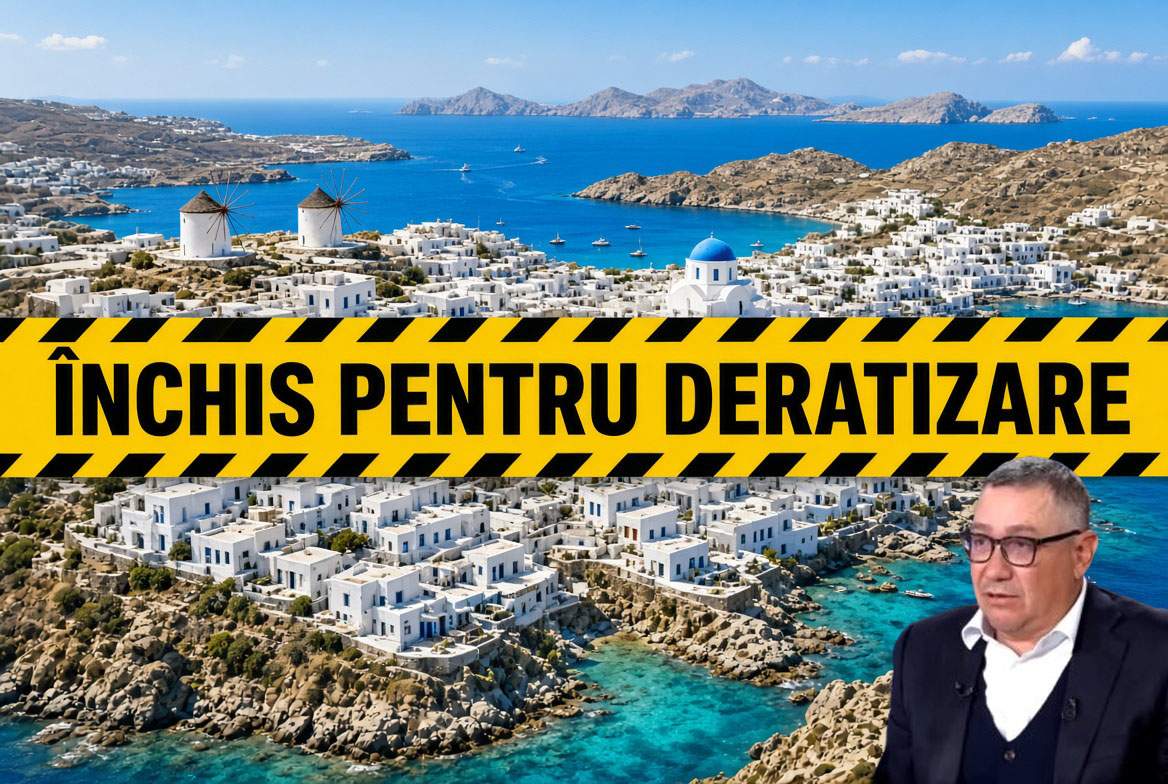 Insula Mykonos se închide, că trebuie deratizat după Ponta
