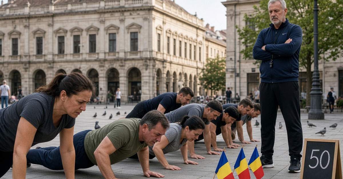 Ce e naționalismul sănătos? Toți naționaliștii trebuie să poată face 50 de flotări
