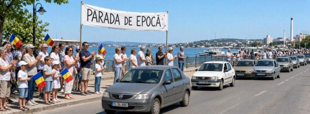În Tulcea are loc azi parada mașinilor de epocă, cu Loganuri din 2004