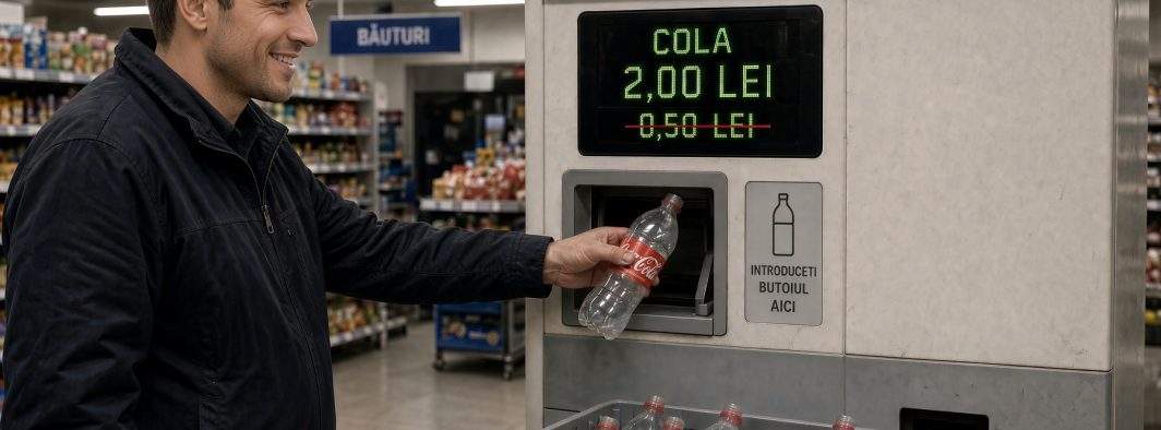 Parteneriat strategic România-SUA. La peturile de Cola vom primi 2 lei în loc de 50 de bani