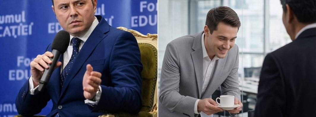 Corporatiștii care își pupă în cur șeful, scârbiți de politicienii care îl pupă în cur pe Trump