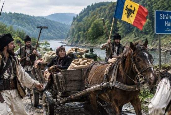 Rebelii bucovineni au atacat o căruță în Strâmtoarea Harbuz