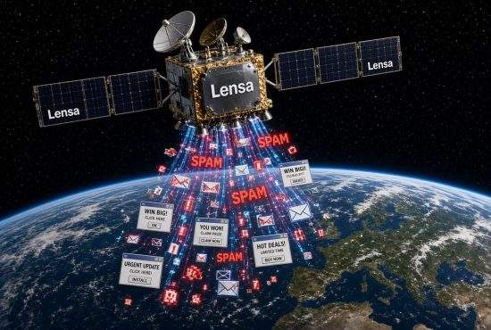 Lensa a reușit să lanseze pe orbită primul satelit de spam din istorie