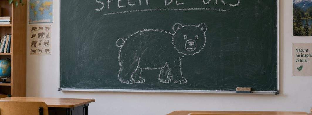 3 din 4 elevi români cred că speciile de urs sunt ursul brun, ursul blond şi ursul fără alcool