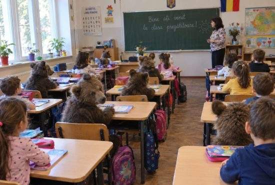 Era de așteptat! În Brașov s-au înscris în clasa I de 2 ori mai mulți urși decât anul trecut