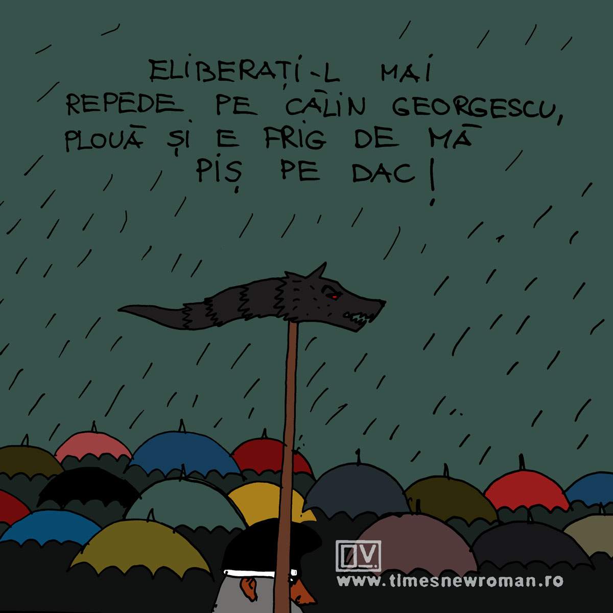 Vreme urâtă pentru steag