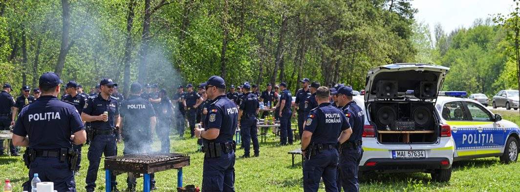 Mobilizare exemplară în cazul capului de porc: poliţiştii au încins grătarul şi caută restul porcului