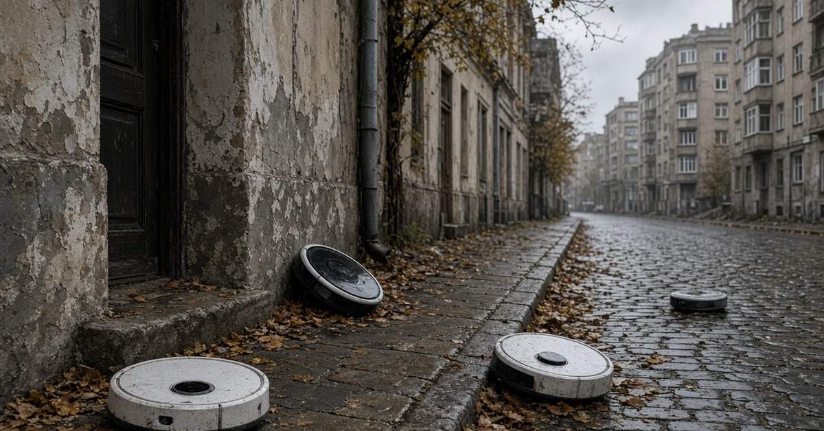 Românii nu-și mai permit să țină roboții aspirator și îi abandonează pe străzi