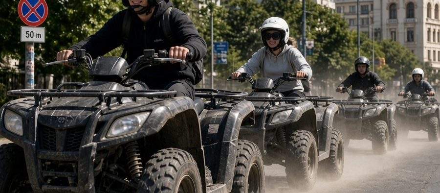 Pentru că minorii nu mai pot închiria trotinete, Uber aduce ATV-uri