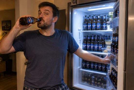 Un bărbat a băut toate cele 40 de beri din frigider, ca să nu i le încălzească hackerii