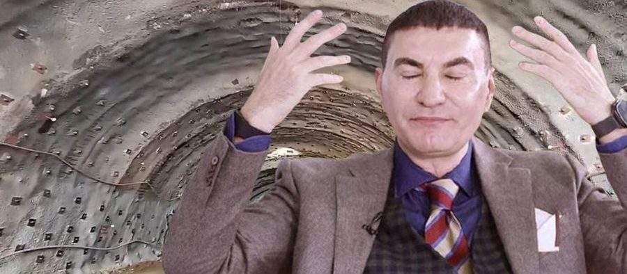 Cârtița de pe Autostrada Sibiu-Pitești, înlocuită cu Cristi Borcea, că are putere de străpungere mai mare
