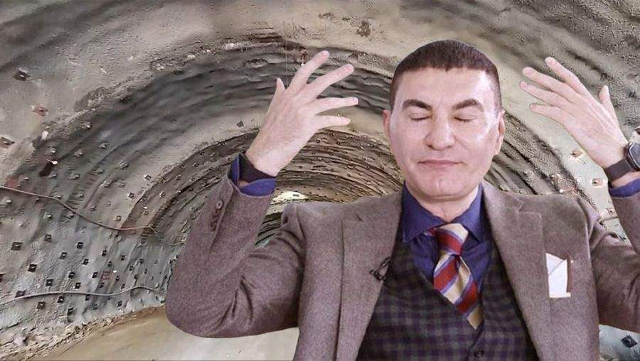 Cârtița de pe Autostrada Sibiu-Pitești, înlocuită cu Cristi Borcea, că are putere de străpungere mai mare
