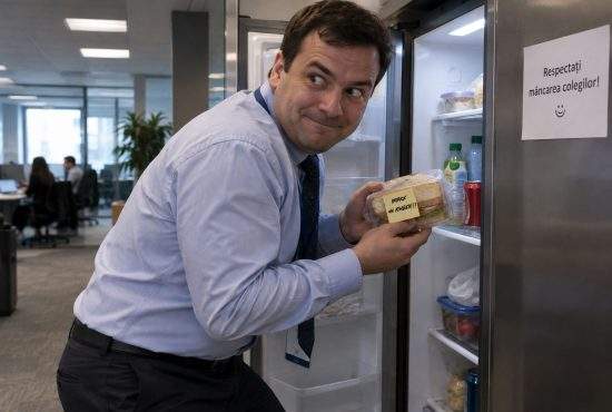 Spartacus de Pipera! Un corporatist a furat din frigider sendvișul șefului său