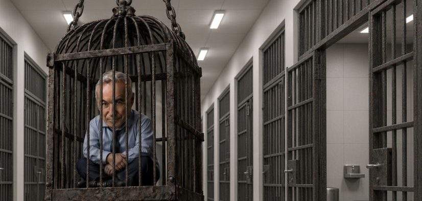 Pentru că tot ieșea printre gratii, Călin Georgescu a fost mutat într-o colivie