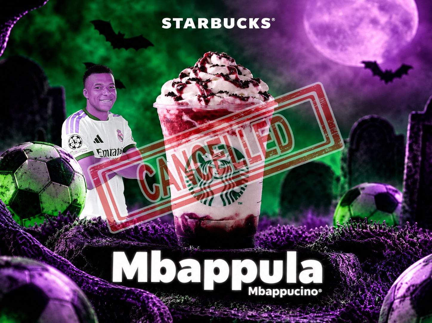 Pentru că Mbappé a ratat Balonul de Aur, Starbucks renunță la lansarea băuturii Mbappula