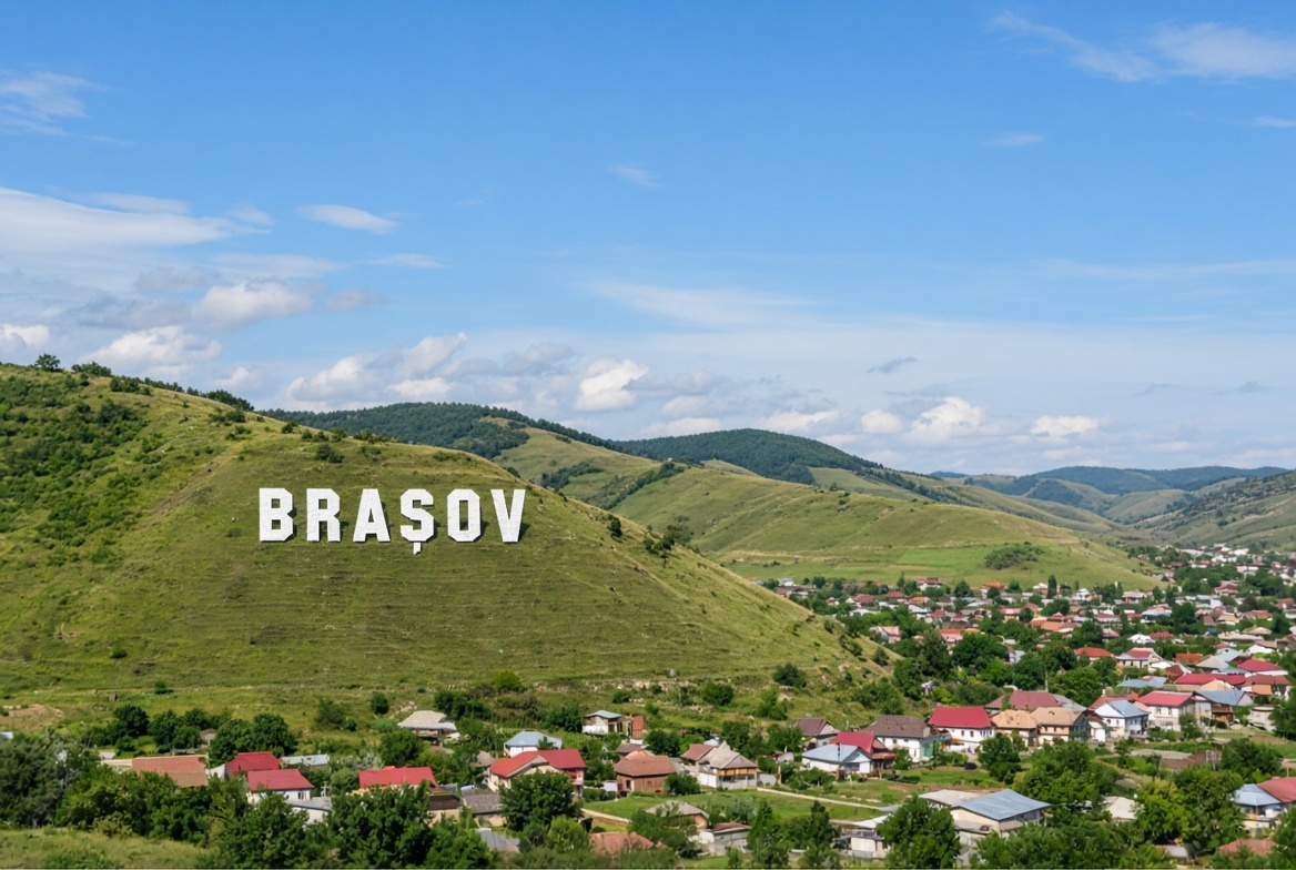 Mizilul a scris „BRAȘOV” pe un deal din apropiere, ca să atragă turiști