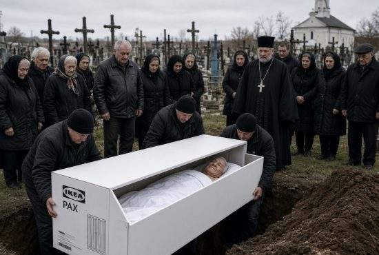 Pentru că n-a avut bani de sicriu, un român a fost îngropat într-un dulap PAX de la IKEA
