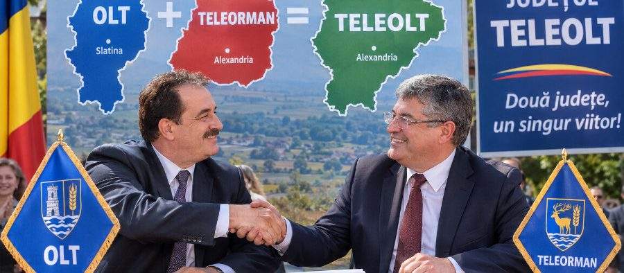Reforma adiminstrativă. Județele Olt și Teleorman se unesc și devin județul Teleolt